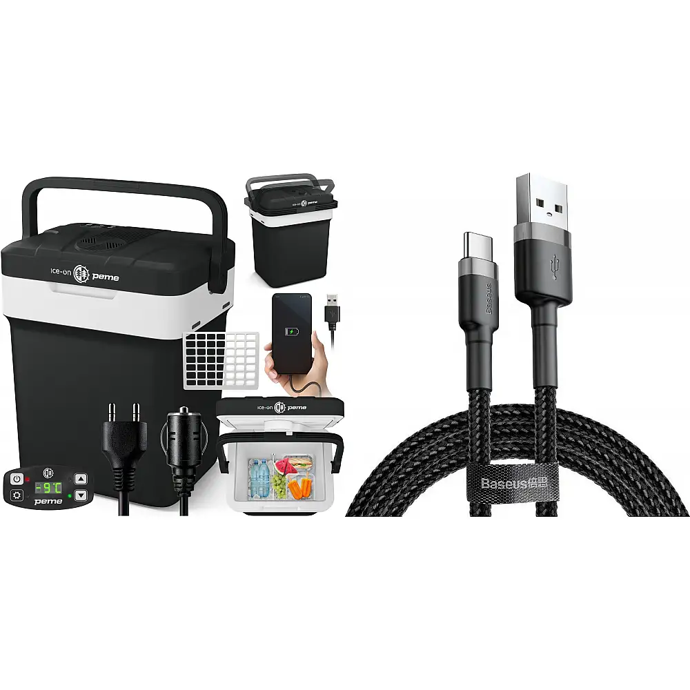 Lodówka turystyczna Peme Essential 32 Night Sky + kabel usb