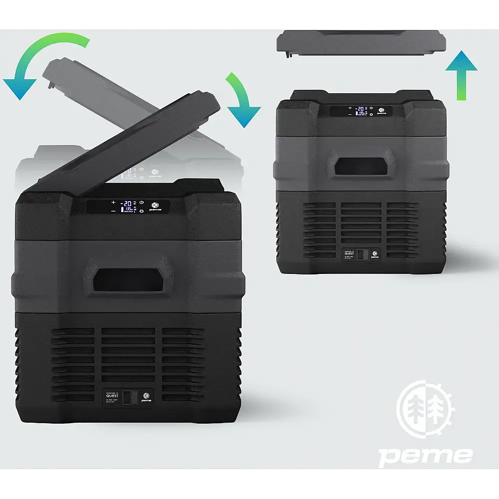 Lodówka turystyczna Peme Quest 30 Dark Sky + kabel usb