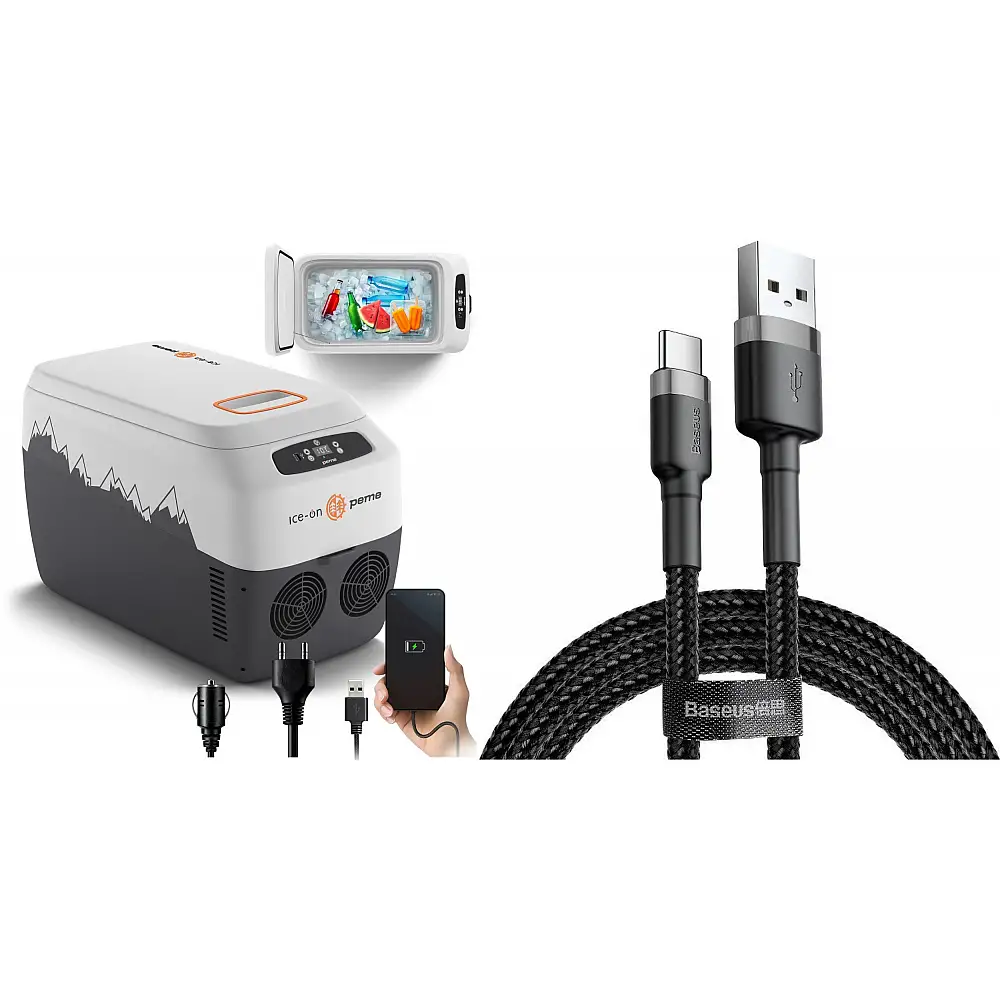 Lodówka turystyczna Peme Go 30 Adventure Orange + pasek na ramię