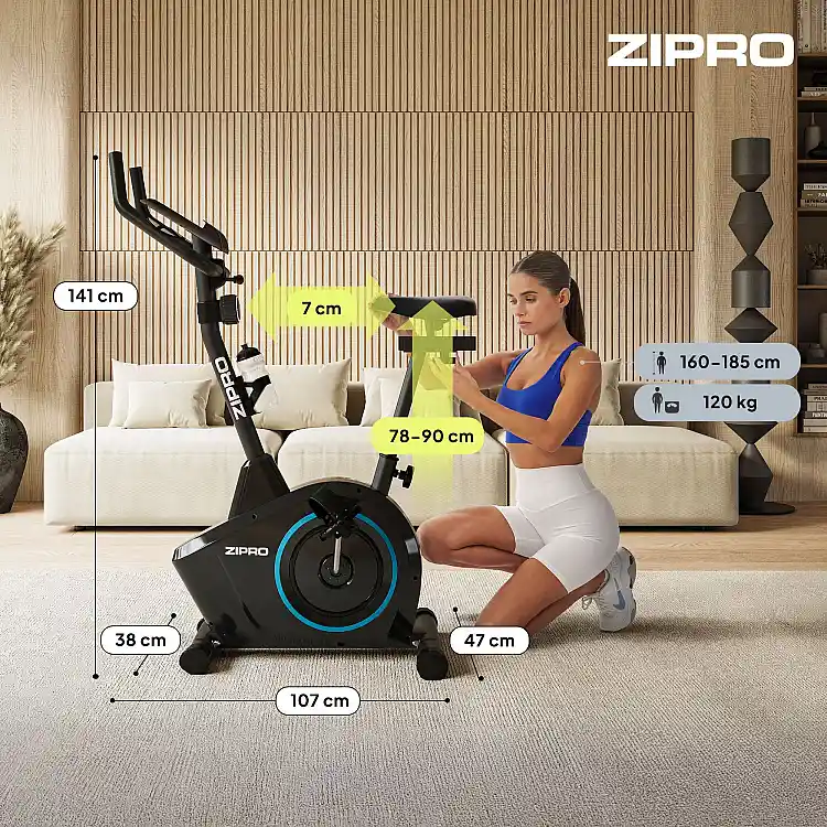 Zipro Boost Μαγνητικό Στατικό Ποδήλατο Γυμναστικής