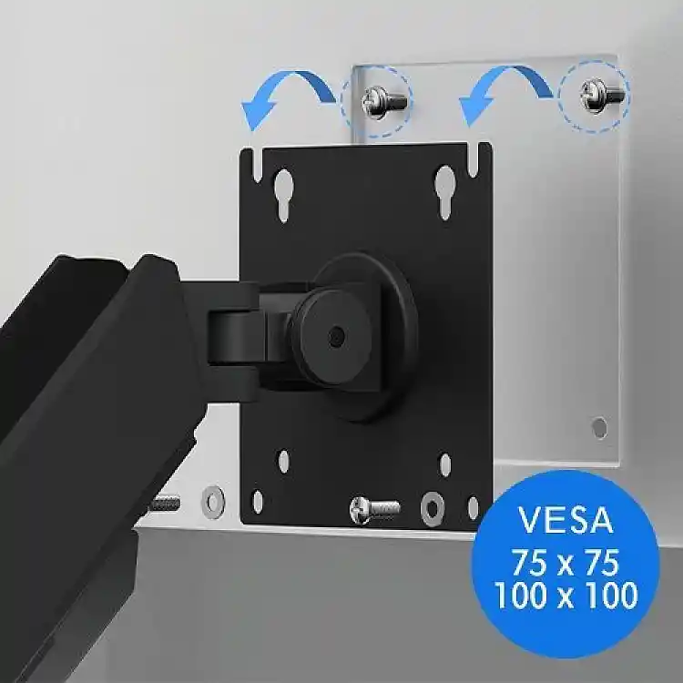 SENSE7 HANG Επιτραπέζια Βάση Οθόνης 17"-32", VESA 75x75 & 100x100mm