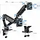SENSE7 HANG DOUBLE Επιτραπέζια Βάση για 2 Οθόνες 17"-32", VESA 75x75/100x100mm