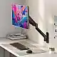 SENSE7 Hang Wall Arm Βραχίονας Τοίχου για Οθόνη 17"-32", VESA 75x75mm