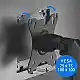SENSE7 Hang Wall Arm Βραχίονας Τοίχου για Οθόνη 17"-32", VESA 75x75mm
