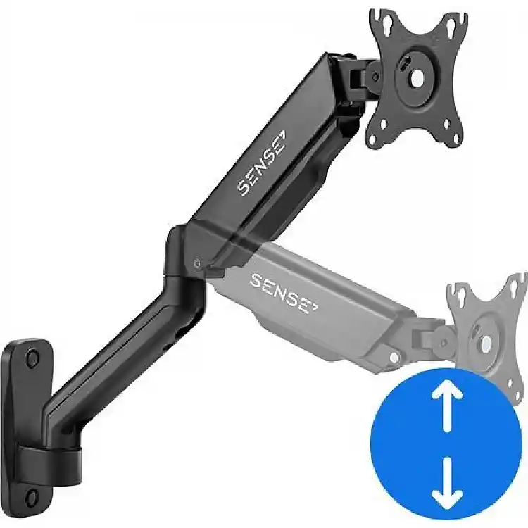 SENSE7 Hang Wall Arm Βραχίονας Τοίχου για Οθόνη 17"-32", VESA 75x75mm