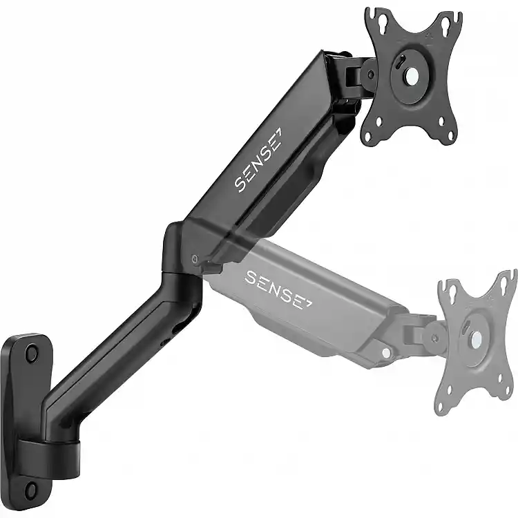 SENSE7 Hang Wall Arm Βραχίονας Τοίχου για Οθόνη 17"-32", VESA 75x75mm