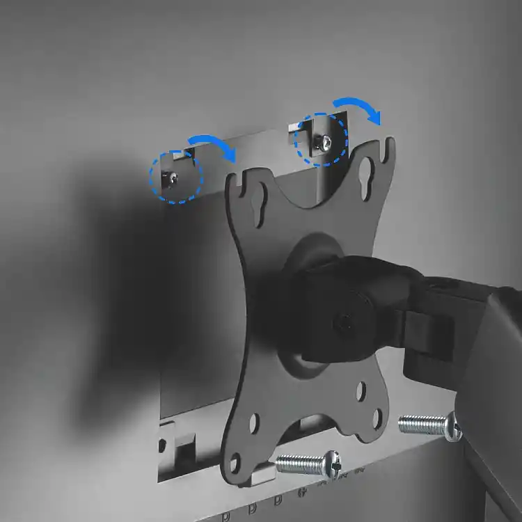 SENSE7 Hang Wall Arm Βραχίονας Τοίχου για Οθόνη 17"-32", VESA 75x75mm