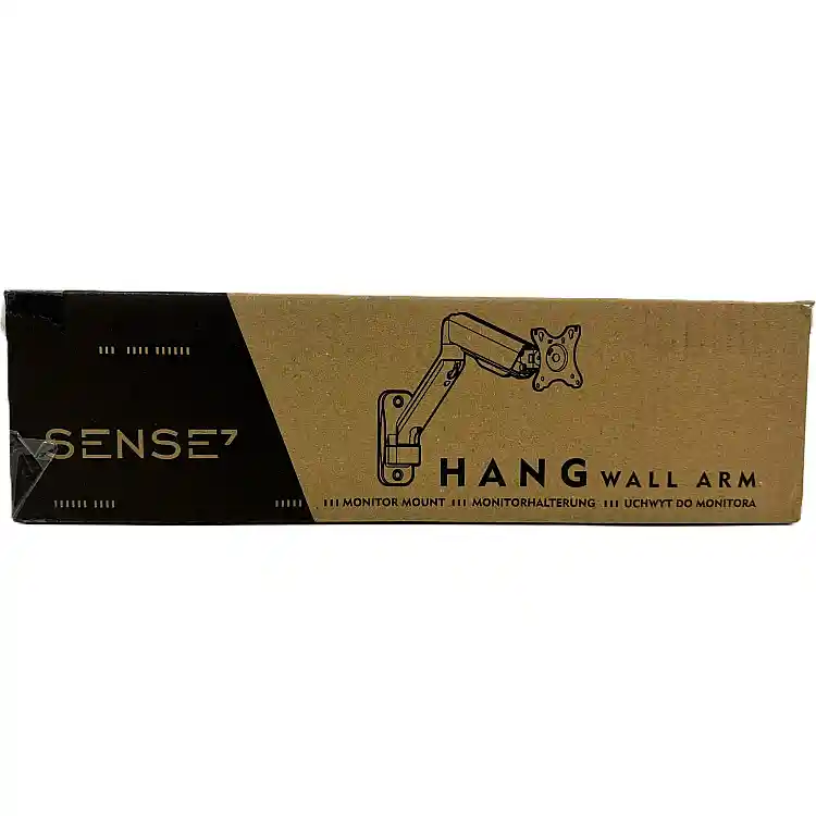 SENSE7 Hang Wall Arm Βραχίονας Τοίχου για Οθόνη 17"-32", VESA 75x75mm