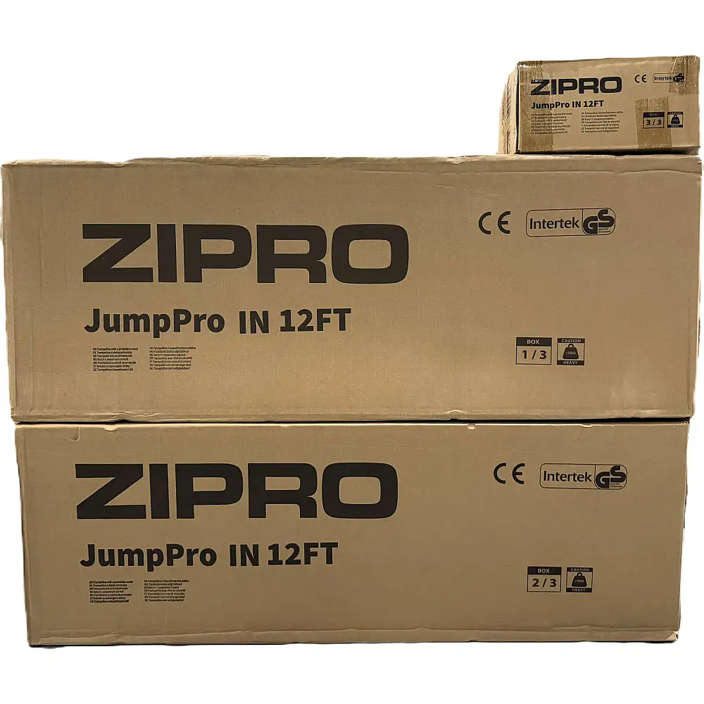 Trampolina ogrodowa Zipro Jump Pro z siatką wewnętrzną 12FT 374cm + Mata Celnościowa