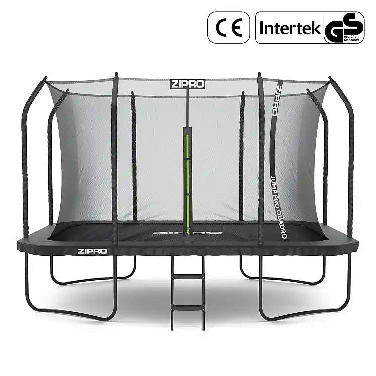 Τραμπολίνο Κήπου Zipro JumpPro Quadro 8x12FT, Ορθογώνιο, 366x244 cm