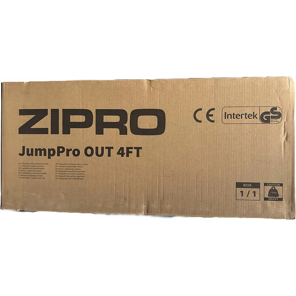 Trampolina ogrodowa Zipro Jump Pro OUT z siatką zewnętrzną 4FT 127cm + Mata Celnościowa