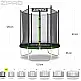 Trampolina ogrodowa Zipro Jump Pro OUT z siatką zewnętrzną 4FT 127cm + Mata Celnościowa