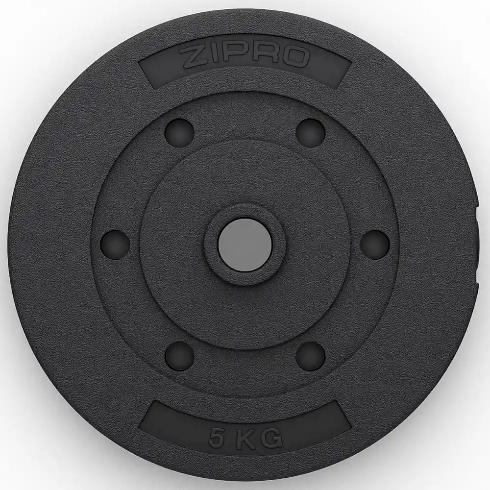 Zipro Zestaw obciążeń 4x5kg talerz obciążenie bitumiczne krążek 20kg Zipro