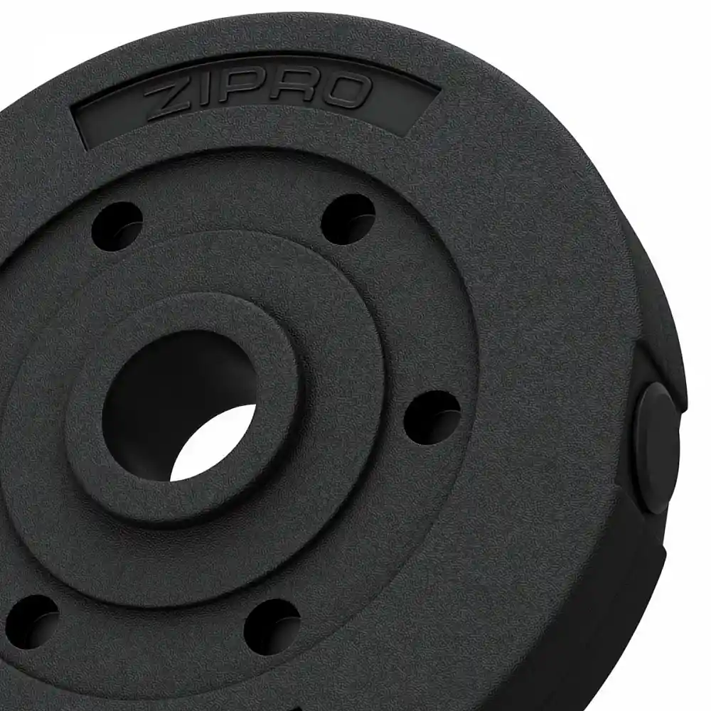 Zipro Zestaw obciążeń 4x5kg talerz obciążenie bitumiczne krążek 20kg Zipro