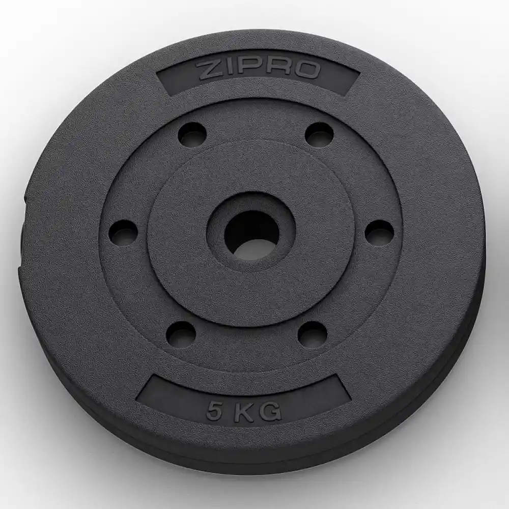 Zipro Zestaw obciążeń 4x5kg talerz obciążenie bitumiczne krążek 20kg Zipro