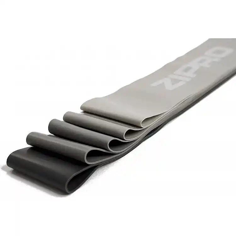 Zipro Mini Bands Λάστιχα Αντίστασης Σετ 5 Τεμαχίων από Latex, Γκρι