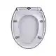 ΚΑΠΑΚΙ ΤΟΥΑΛΕΤΑΣ ΡΡ SOFT CLOSE ΑΣΠΡΟ-INOX 36,8x43εκ. - Ankor 830992