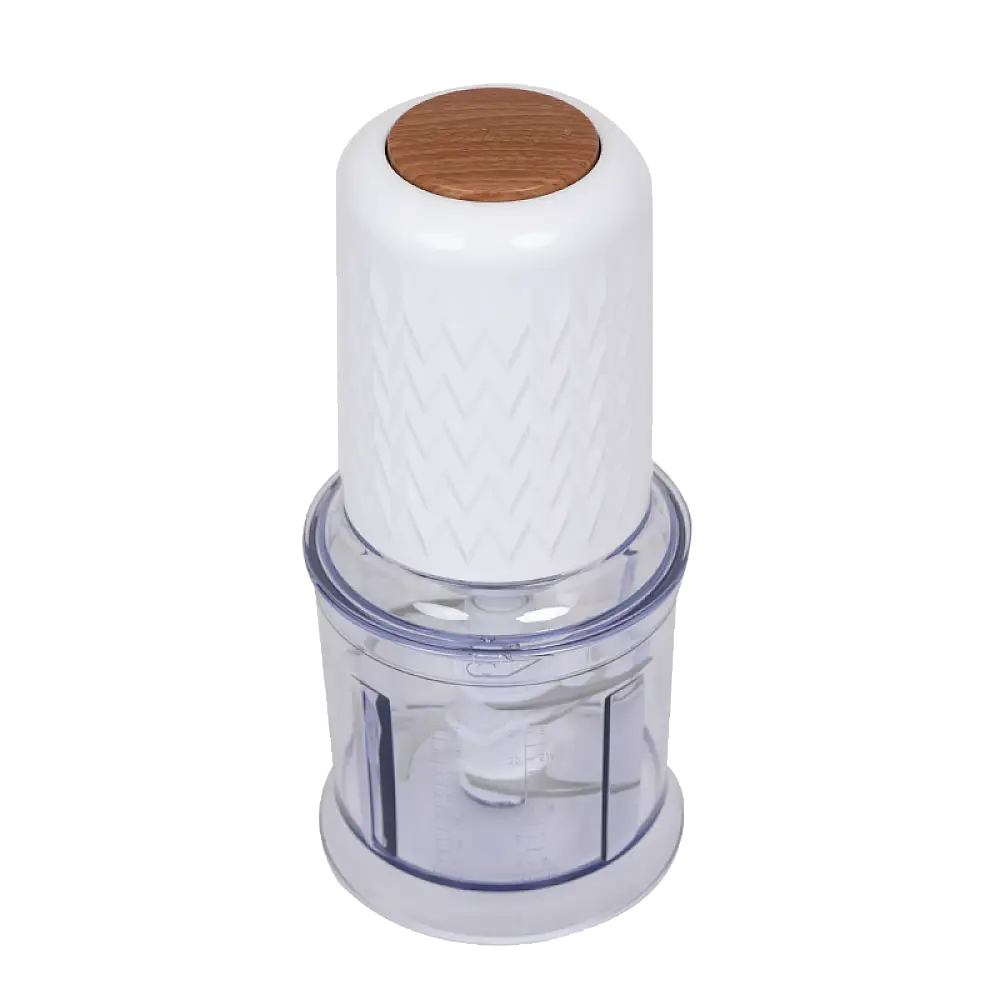 Πολυκόπτης PRFC-40447 Primo 3πλό Mαχαίρι 500W 700ml Λευκό-Wooden