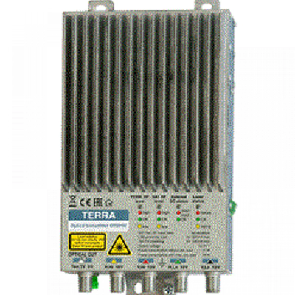TERRA OT501W 6F31 & 6F55 Stand alone optical transmitters for 4 SAT IF sub-bands and DTT signals with WDM diplexer