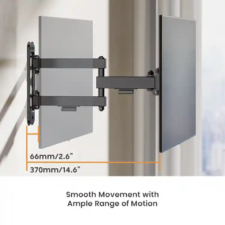 BRATECK LDA40-223 Βάση TV επιτοίχια με βραχίονα (max V:200x200)