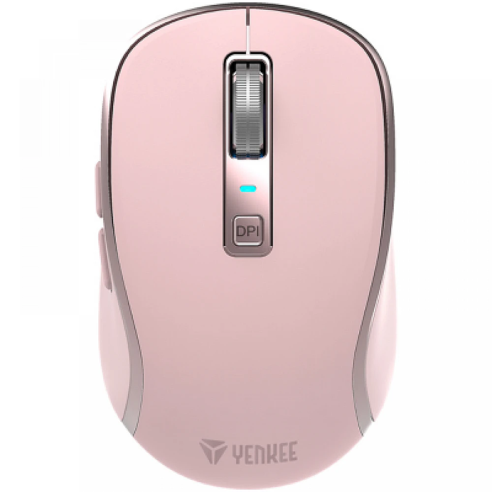 YENKEE YMS 2085PK NOBLE 2.4G + BT Ασύρματο Επαναφορτιζόμενο Ποντίκι, Ροζ