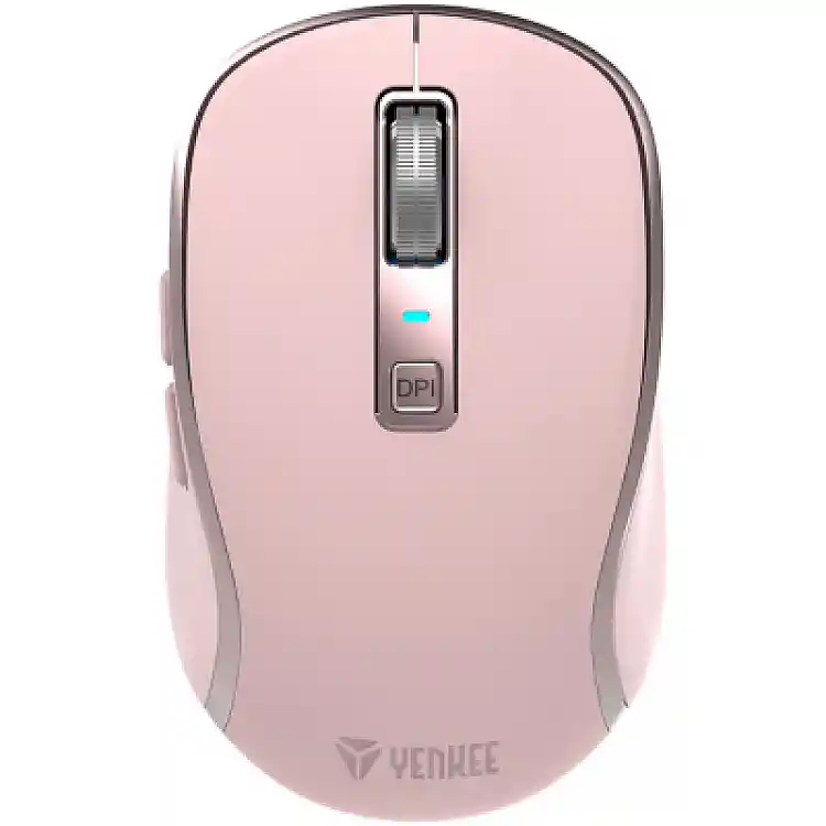 YENKEE YMS 2085PK NOBLE 2.4G + BT Ασύρματο Επαναφορτιζόμενο Ποντίκι, Ροζ