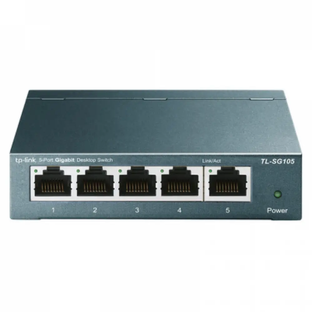 TP-Link  Desktop Switch TL-SG105  V8 5 Port 10,100,1000Mbps