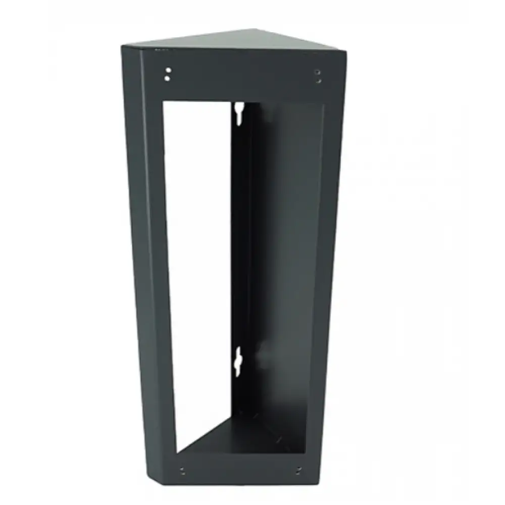 Three Module Gray Corner Bracket 45' Surface for Hikvision Video Door Phone Unit Purple