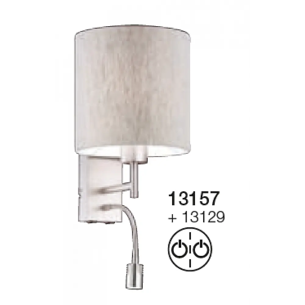 Σώμα Απλίκας 1xE27 40 W με Spot LED 2 W m6 - LOFT 4