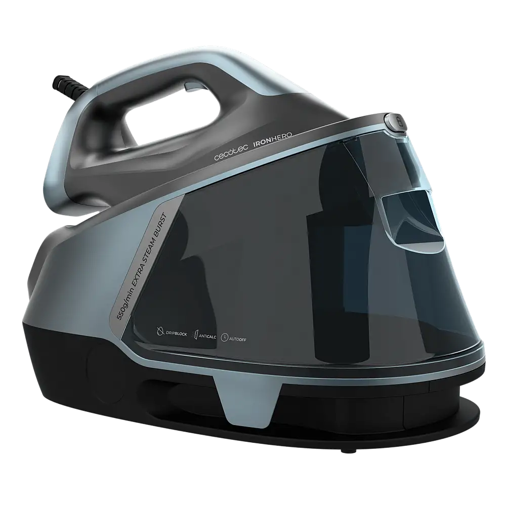 Cecotec Σύστημα Σιδερώματος με Ατμό IronHero H-2800 με Κεραμική Πλάκα Turbo Slide, 2800 W CEC-104490
