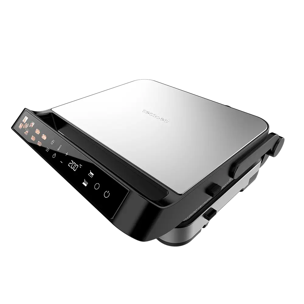 Cecotec Τοστιέρα - Γκριλ Rock'nGrill 2000W PerfectCook με Αποσπώμενες Πλάκες RockStone Κατάλληλες για Πλυντήριο Πιάτων και Άνοιγμα έως 105º CEC-112897