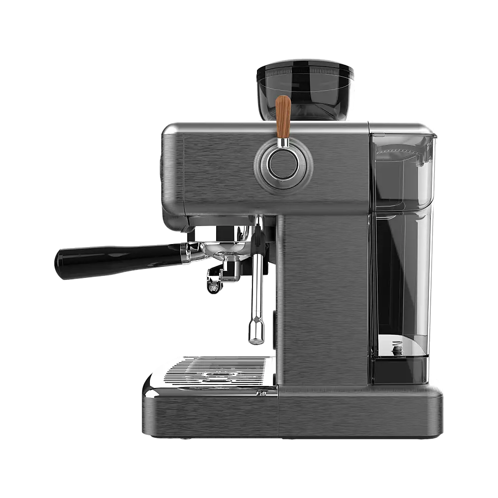 Cecotec Καφετιέρα Espresso με 20 bar Power Espresso 20 Barista Steel & Grind , Ενσωματωμένο Μύλο, Ατμοποιητή, Σύστημα Προέκχυσης και Διπλό Thermoblock CEC-117505