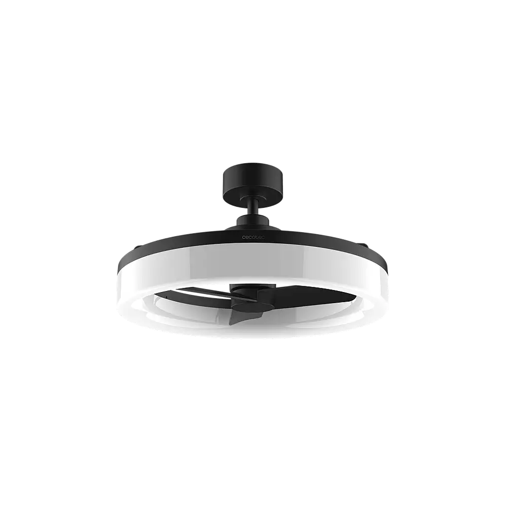 Cecotec Ανεμιστήρας Οροφής EnergySilence LampAero 770 LightDesign με Φωτισμό LED, Κινητήρα DC 25W, Τηλεχειριστήριο, Χρονοδιακόπτη και 6 Ταχύτητες CEC-123447