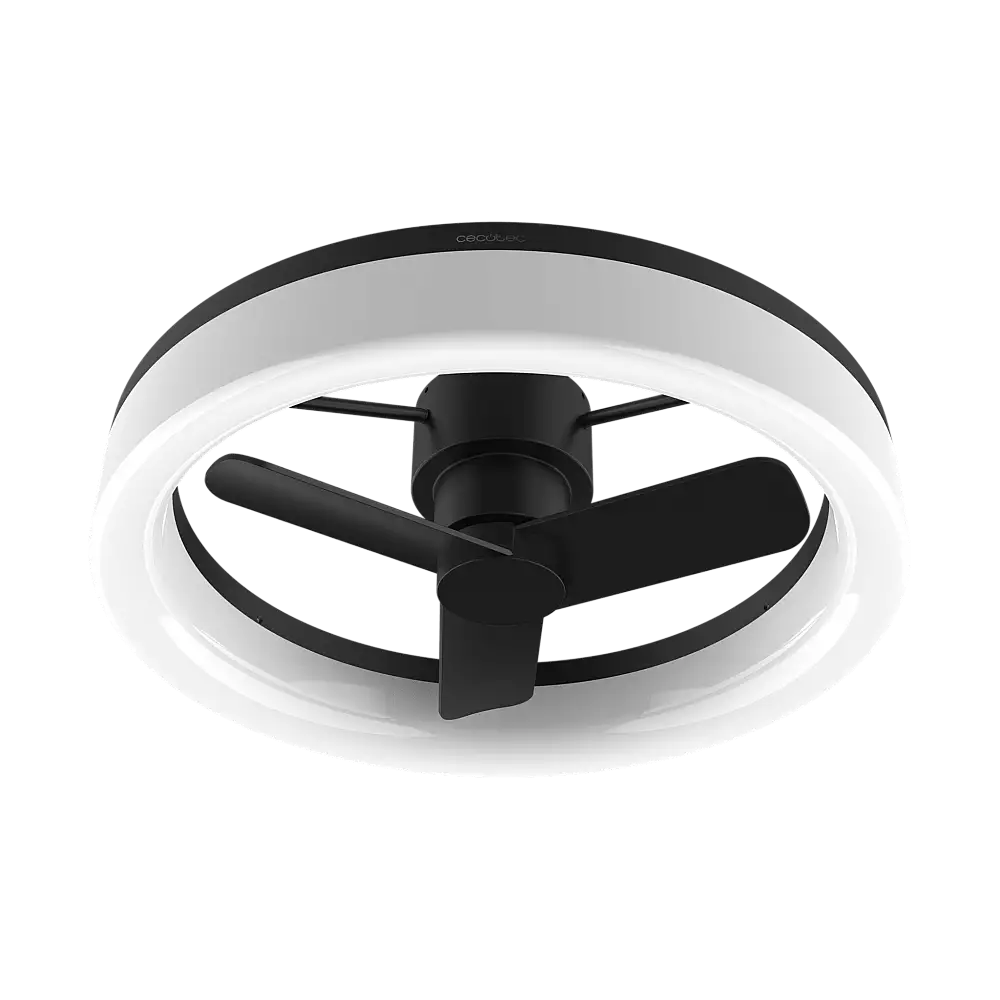 Cecotec Ανεμιστήρας Οροφής EnergySilence LampAero 770 LightDesign με Φωτισμό LED, Κινητήρα DC 25W, Τηλεχειριστήριο, Χρονοδιακόπτη και 6 Ταχύτητες CEC-123447