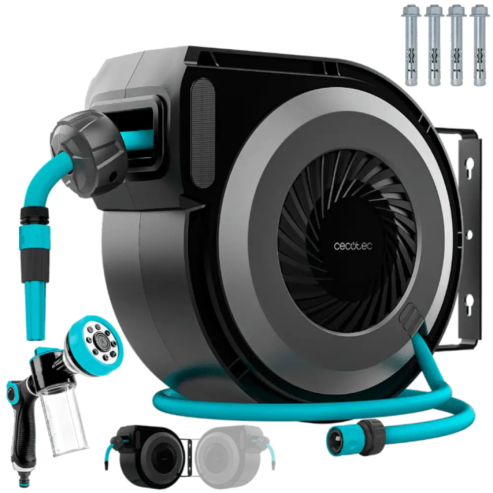 Cecotec Ανέμη Λάστιχου 10m Hydroshell 100 Pro Αυτόματο με Slow Return και Smooth Technology CEC-114305