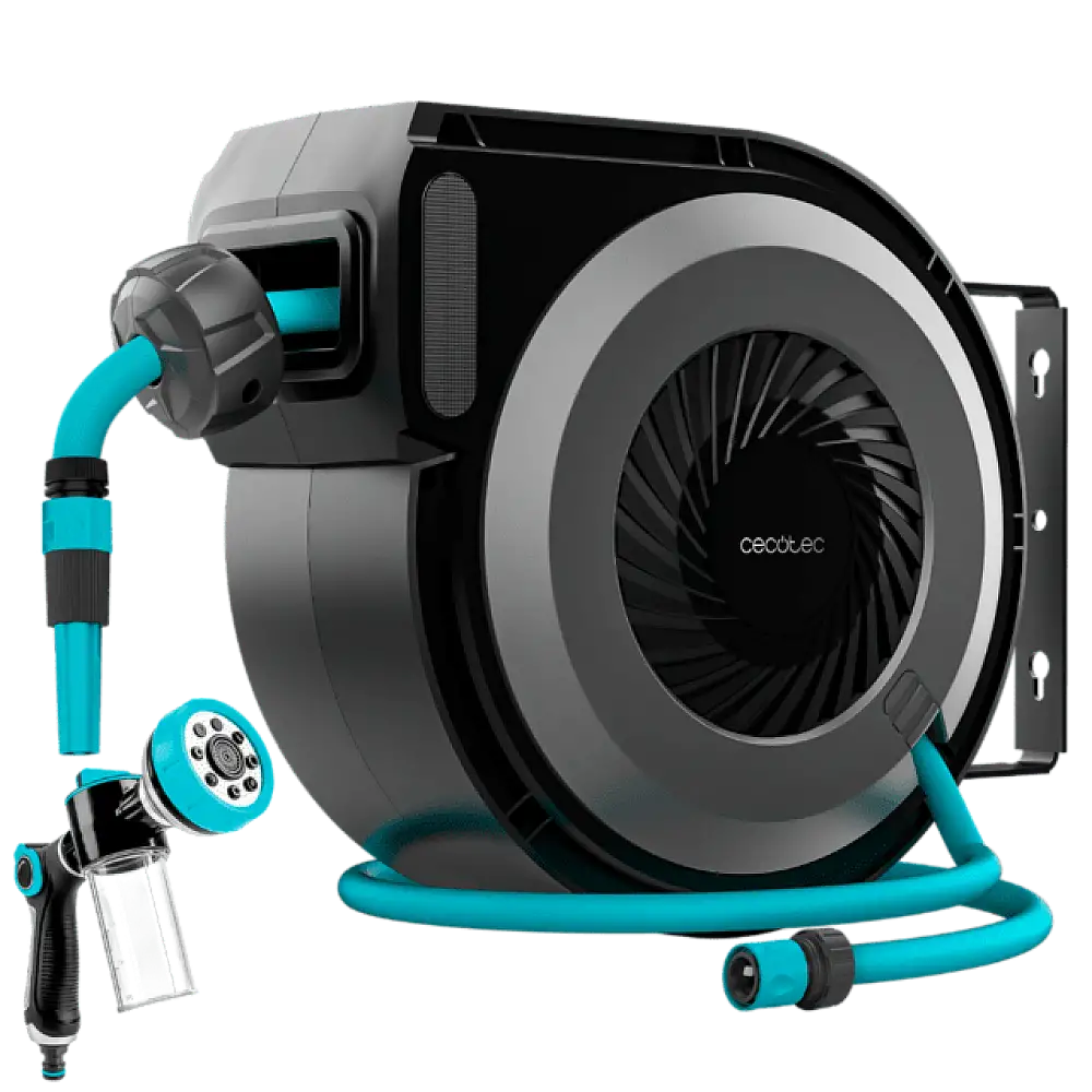 Cecotec Ανέμη Λάστιχου 10m Hydroshell 100 Pro Αυτόματο με Slow Return και Smooth Technology CEC-114305
