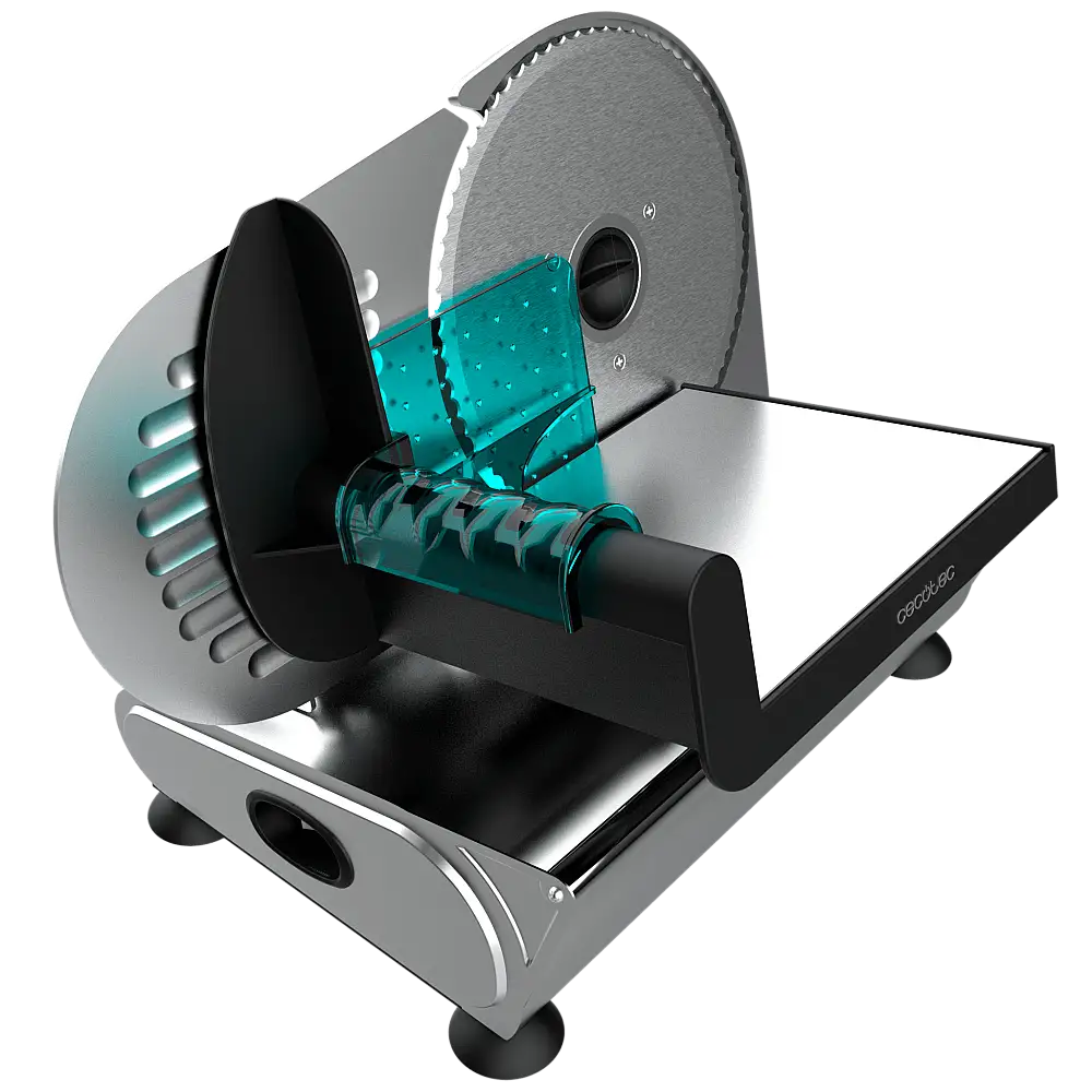 Cecotec Μηχανή Κοπής Αλλαντικών - Τυριών Rock'nCut 180 W με Δίσκο 190 mm και Ρυθμιζόμενη Ακρίβεια 0-15 mm CEC-02499