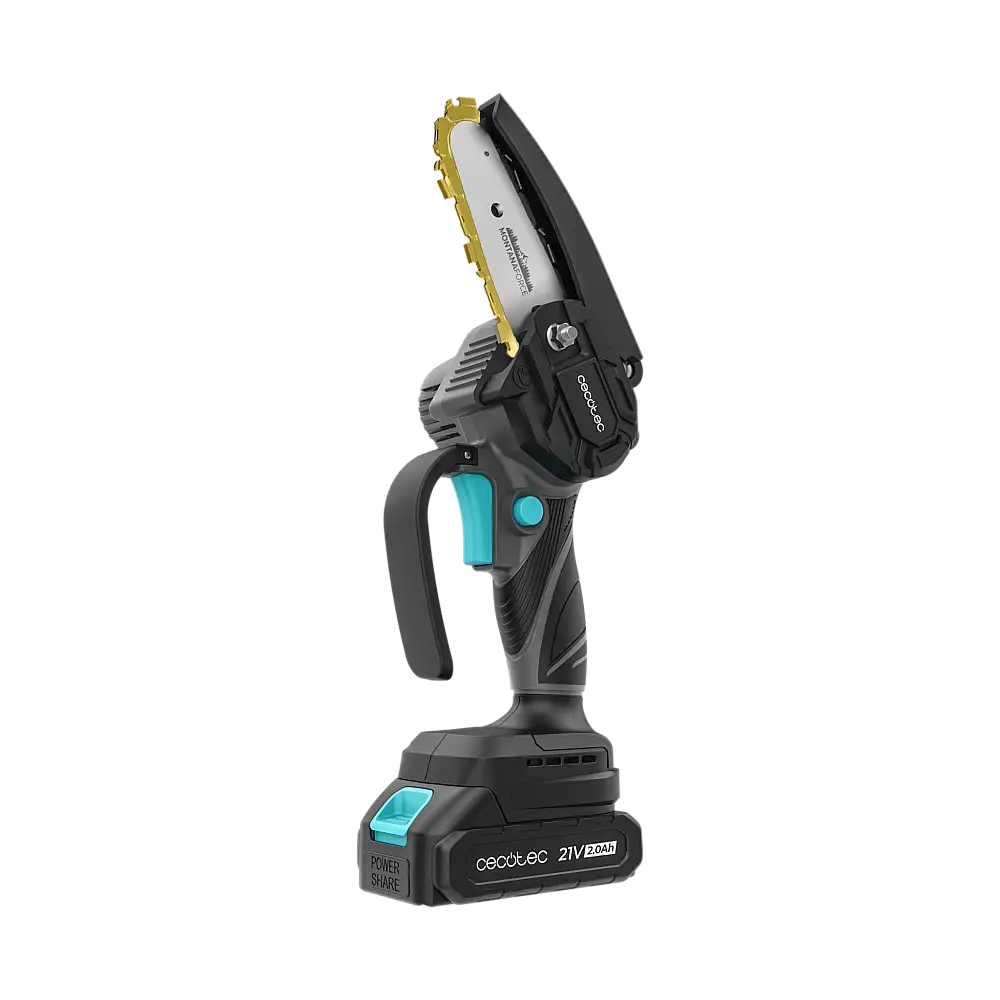 Cecotec Αλυσοπρίονο Χειρός 4" MontanaForce 4000 με Μπαταρία 21V. Λίπανση με κουμπί. Περιλαμβάνει βαλιτσάκι, επιπλέον αλυσίδα και σετ αξεσουάρ. CEC-106754