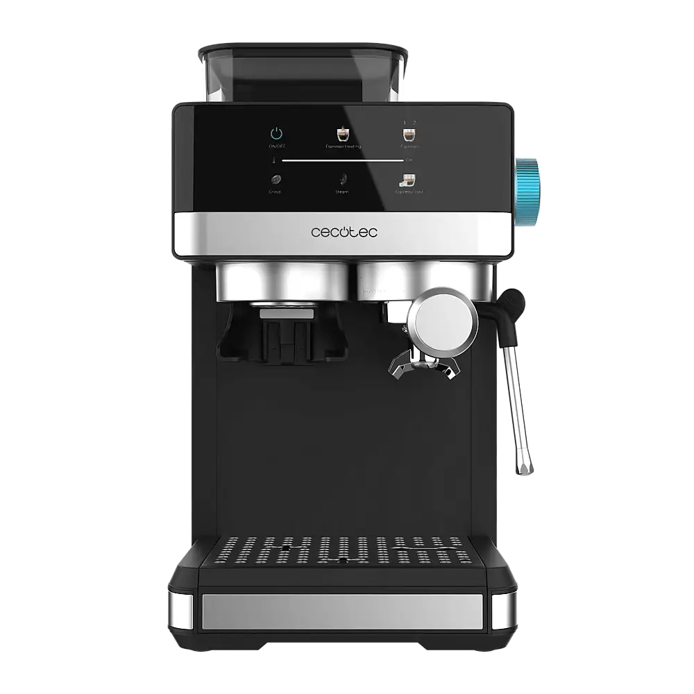 Cecotec Καφετιέρα Espresso Power Espresso 20 Grind με 1350W, 20 Bar, Δοχείο 1.7L, Ρυθμιζόμενη Άλεση CEC-108984