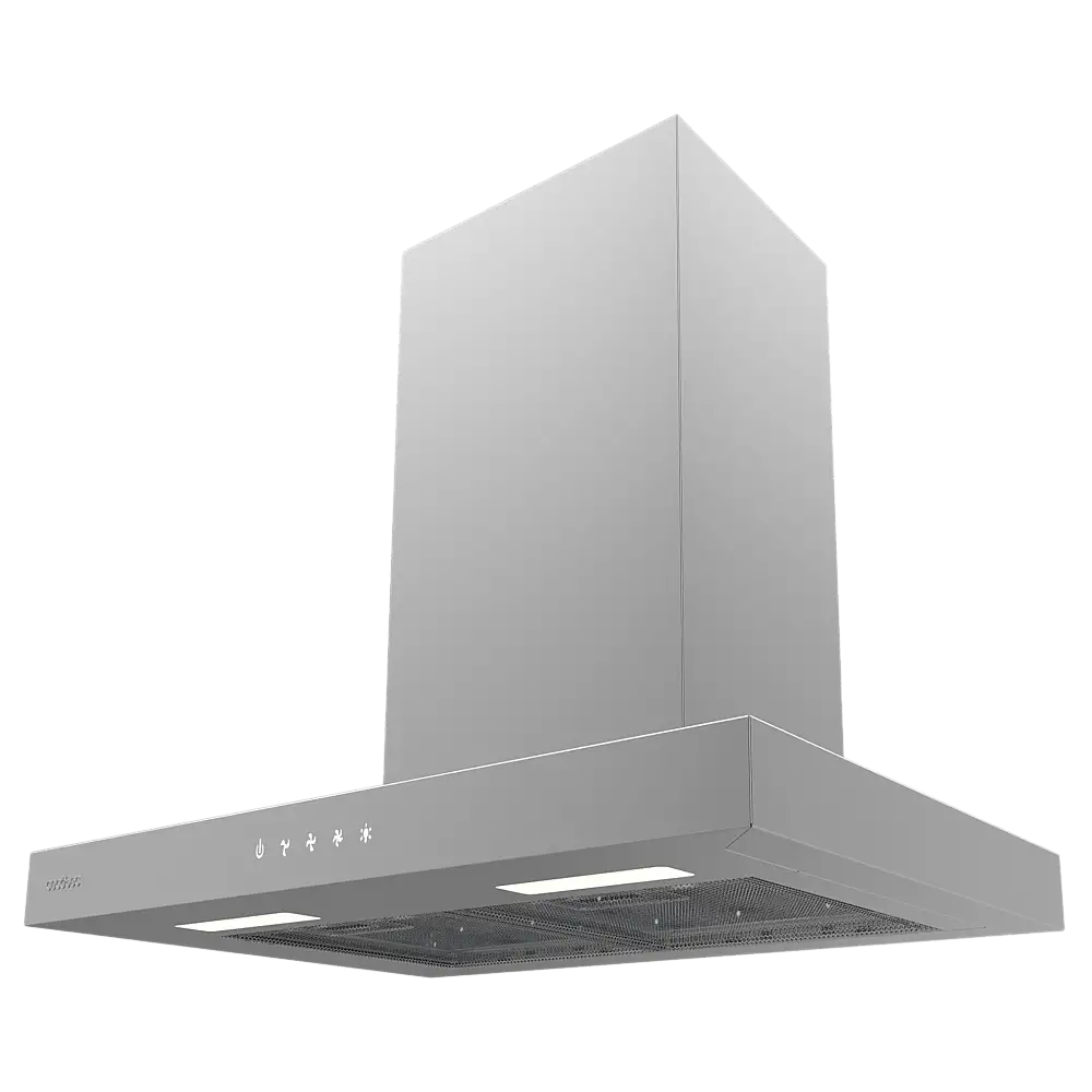 Cecotec Απορροφητήρας Bolero Flux TT 604000 Inox A++ Εξαγωγέας καπνού "T" 60cm, 393m³/h, 3 ταχύτητες, SS Touch Control, Ανοξείδωτο, Ενεργειακή Κλάση A++, DC Μοτέρ, Led φωτισμός, Φίλτρα Αλουμινίου & Άνθρακα. CEC-110297