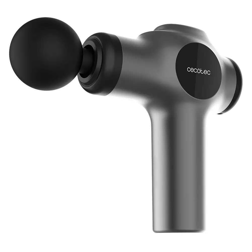 Cecotec Πιστόλι Μασάζ SkinCare με 99 επίπεδα έντασης, 4 κεφαλές, Ελαφρύ και συμπαγές, με θήκη αποθήκευσης. CEC-116295