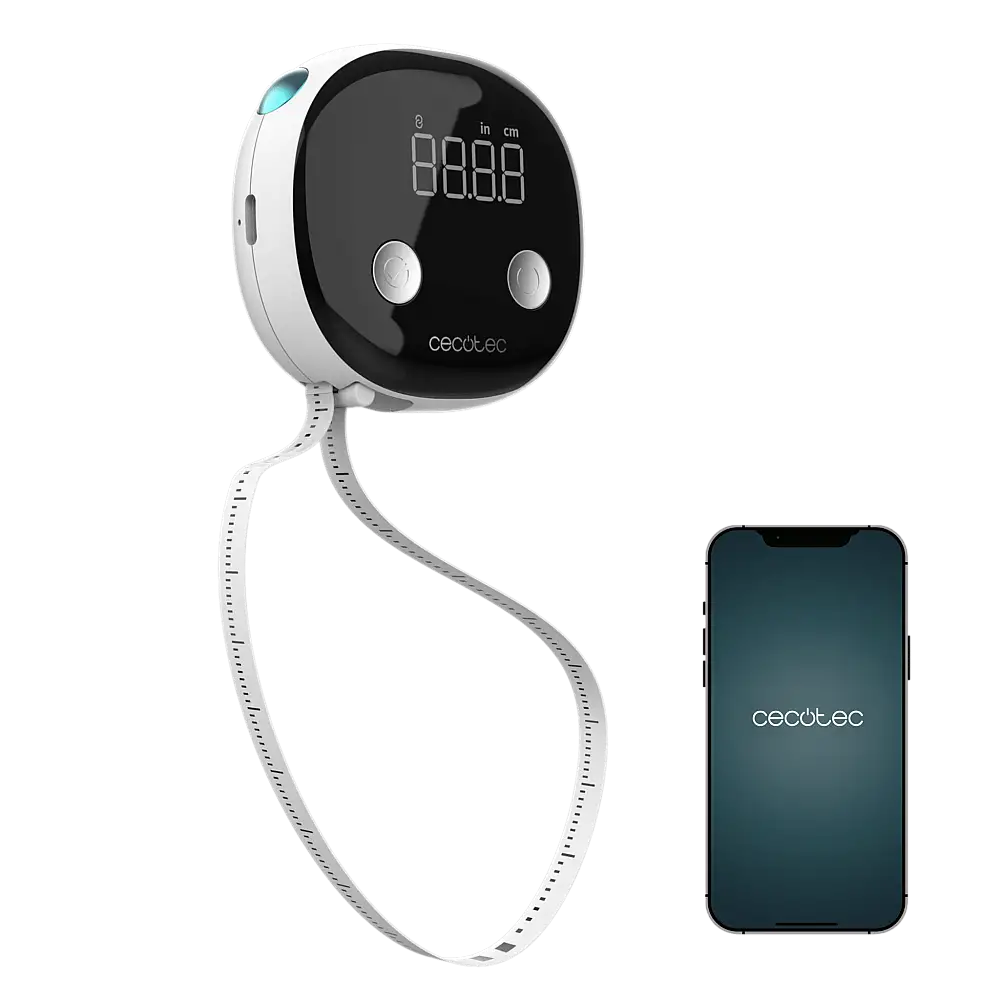 Cecotec Ψηφιακή Μεζούρα Σώματος Surface Precision με Bluetooth, Οθόνη LED και Εφαρμογή CEC-116315