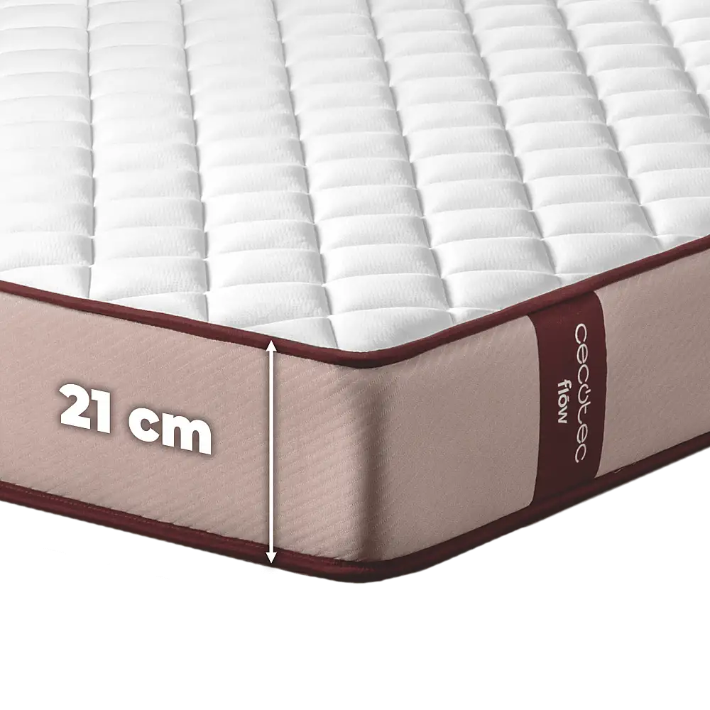 Cecotec Στρώμα Memory Foam 21 cm VisComfort Flow PureVital 1900 135x190 cm CEC-06655