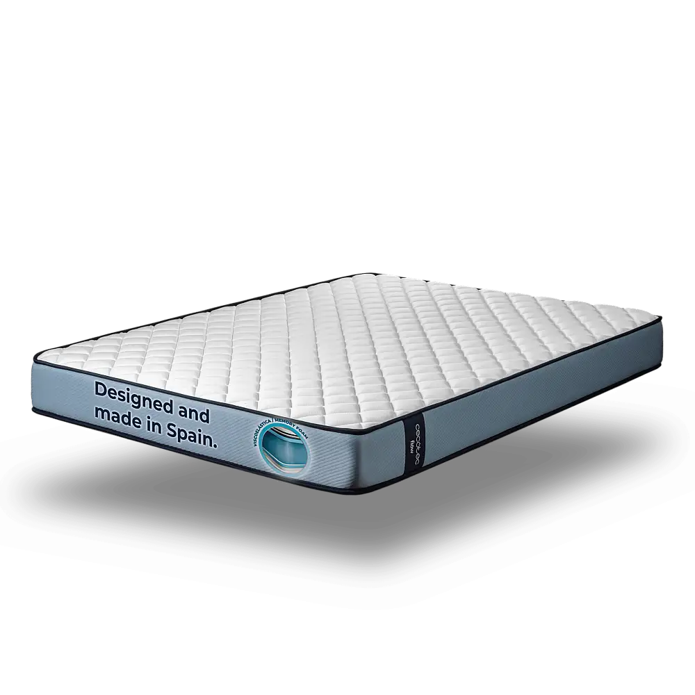 Cecotec Ορθοπεδικό Στρώμα 21 cm ViscoCare Flow 1900 135x190 υψηλής σκληρότητας με πολυστρωματική δομή και Memopy Foam CEC-07458