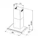 CECOTEC Απορροφητήρας Κουζίνας Bolero Flux TT 604400 Black A++ Τύπου Τ 60cm με 413,3m³/h, Αισθητήριο Αφής, BLDC Motor, Booster, Χειρονομιακό Έλεγχο και Φίλτρα Άνθρακα CEC-110299