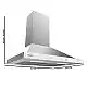 CECOTEC Απορροφητήρας Πυραμίδα 60 cm Bolero Flux PT 604400 Inox A+++, 449,5 m³/h, Λευκό Γυαλί/Ανοξείδωτο Ατσάλι, BLDC, Χειρισμός με Κίνηση Χεριού, Booster, Πλενόμενα Φίλτρα, Φίλτρα Άνθρακα για Ανακύκλωση CEC-110290