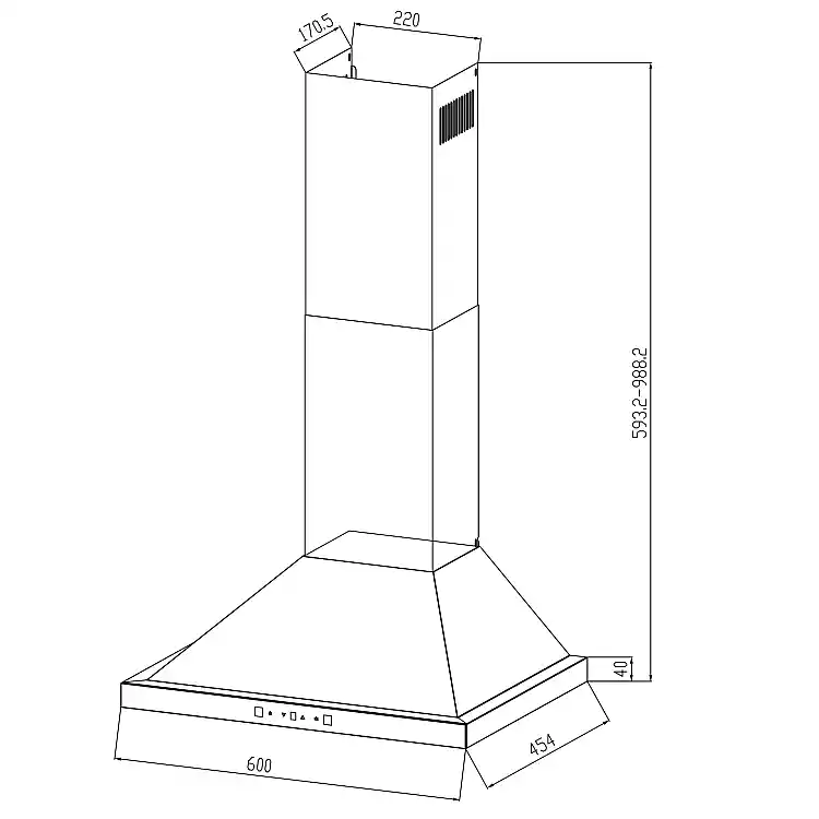 CECOTEC Απορροφητήρας Πυραμίδα 60 cm Bolero Flux PT 604400 Inox A+++, 449,5 m³/h, Λευκό Γυαλί/Ανοξείδωτο Ατσάλι, BLDC, Χειρισμός με Κίνηση Χεριού, Booster, Πλενόμενα Φίλτρα, Φίλτρα Άνθρακα για Ανακύκλωση CEC-110290