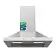 CECOTEC Απορροφητήρας Πυραμίδα 60 cm Bolero Flux PT 604400 Inox A+++, 449,5 m³/h, Λευκό Γυαλί/Ανοξείδωτο Ατσάλι, BLDC, Χειρισμός με Κίνηση Χεριού, Booster, Πλενόμενα Φίλτρα, Φίλτρα Άνθρακα για Ανακύκλωση CEC-110290