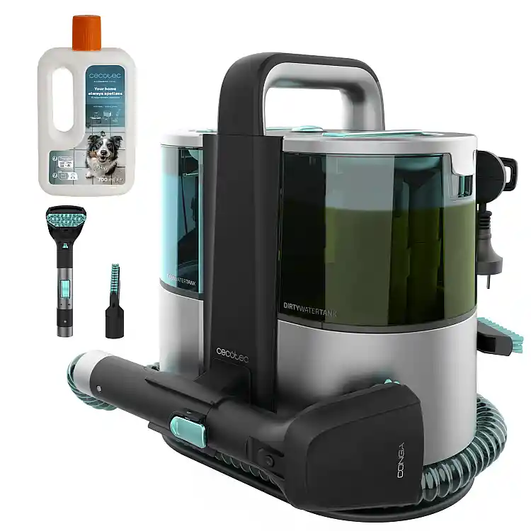 CECOTEC Πλυστικό Υφασμάτων & Ταπετσαριών 600W Conga 4000 Carpet&Spot Clean XL X-Treme , 14 kPa, με 2 Δοχεία, Ψεκασμό Νερού και 3 Μπεκ Αναρρόφησης CEC-A90-100006