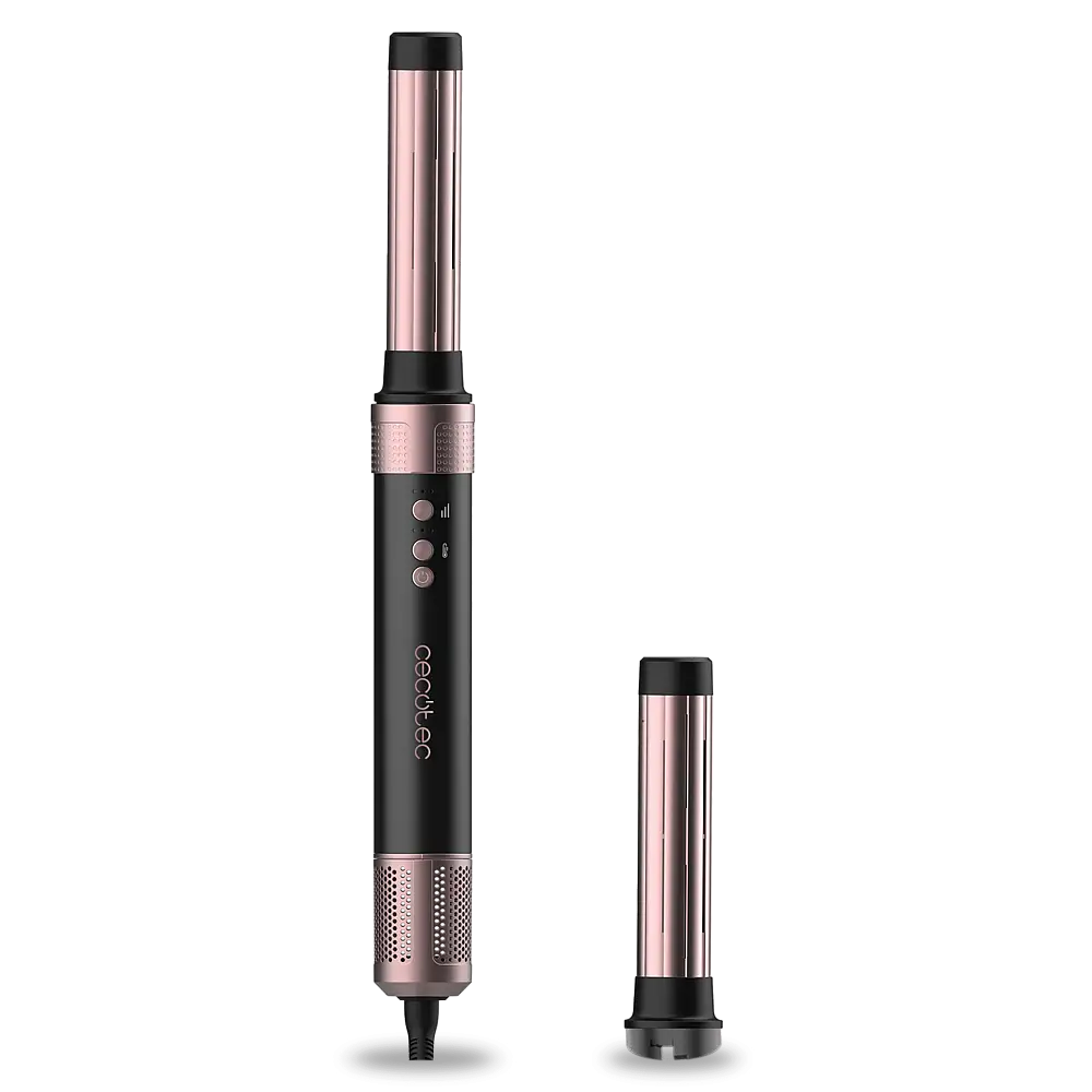 Airwrap Ψαλίδι Μαλλιών με Τεχνολογία Coanda Bamba CeramicCare 2in1 AirGlam - Μαύρο  CEC-00244 Cecotec